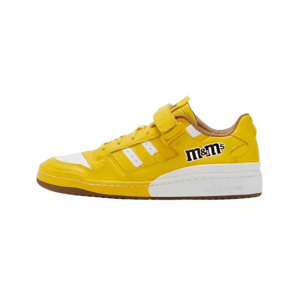 ADIDAS FORUM LOW M&M'S YELLOW WHITE