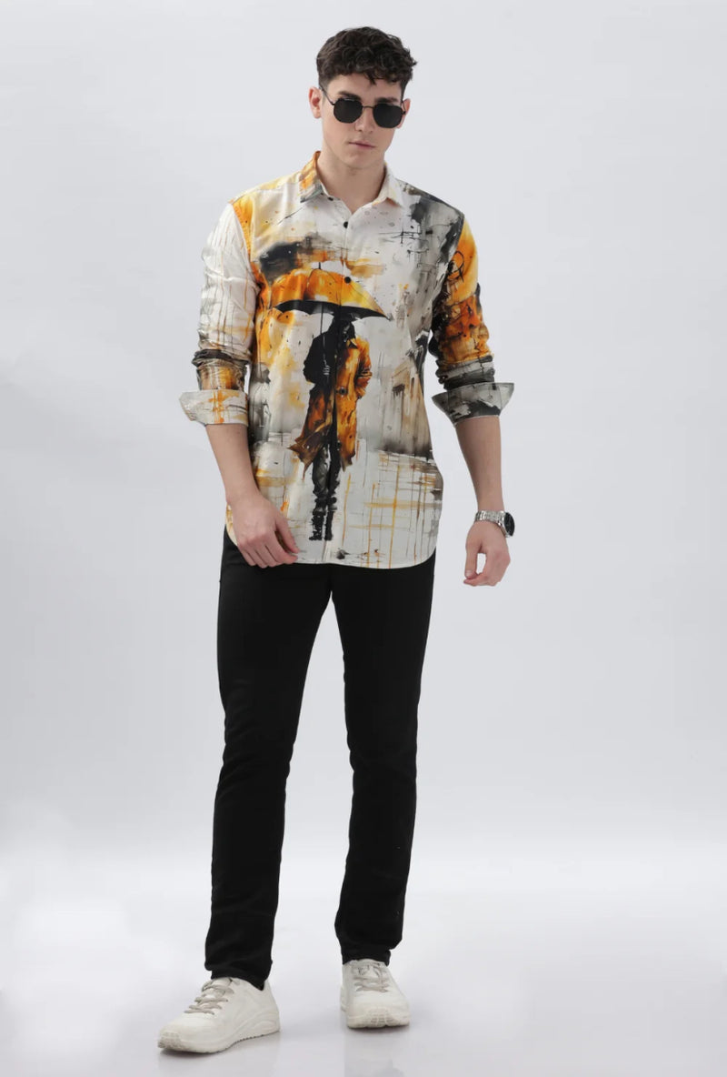 The Umbrellaa Man Designer Shirt