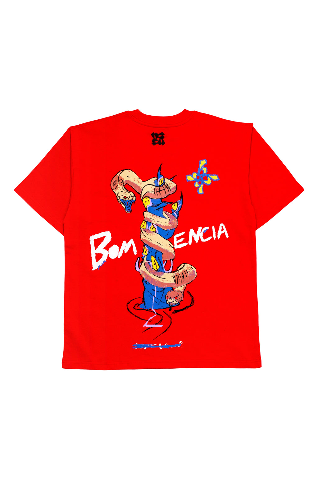 SNAKE POISON HAND ART T-SHIRT