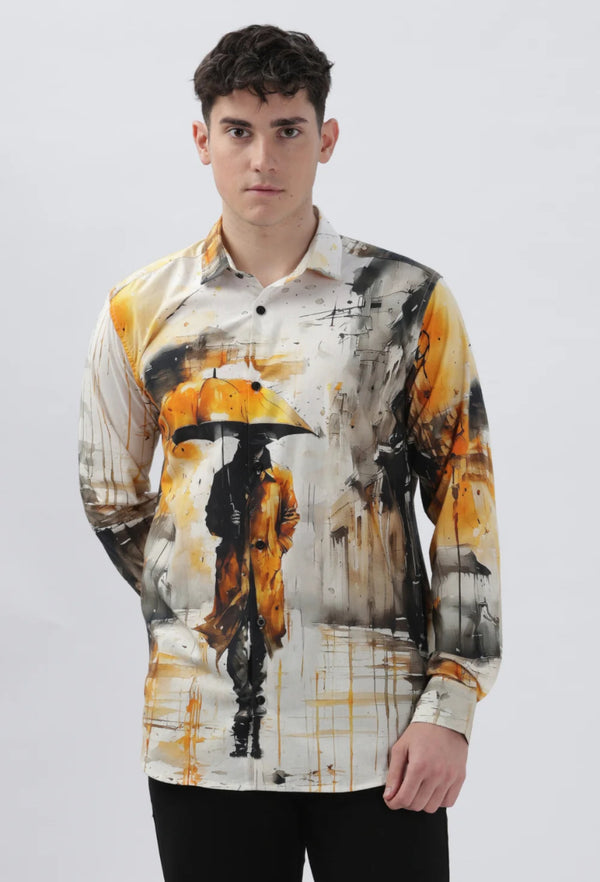 The Umbrellaa Man Designer Shirt