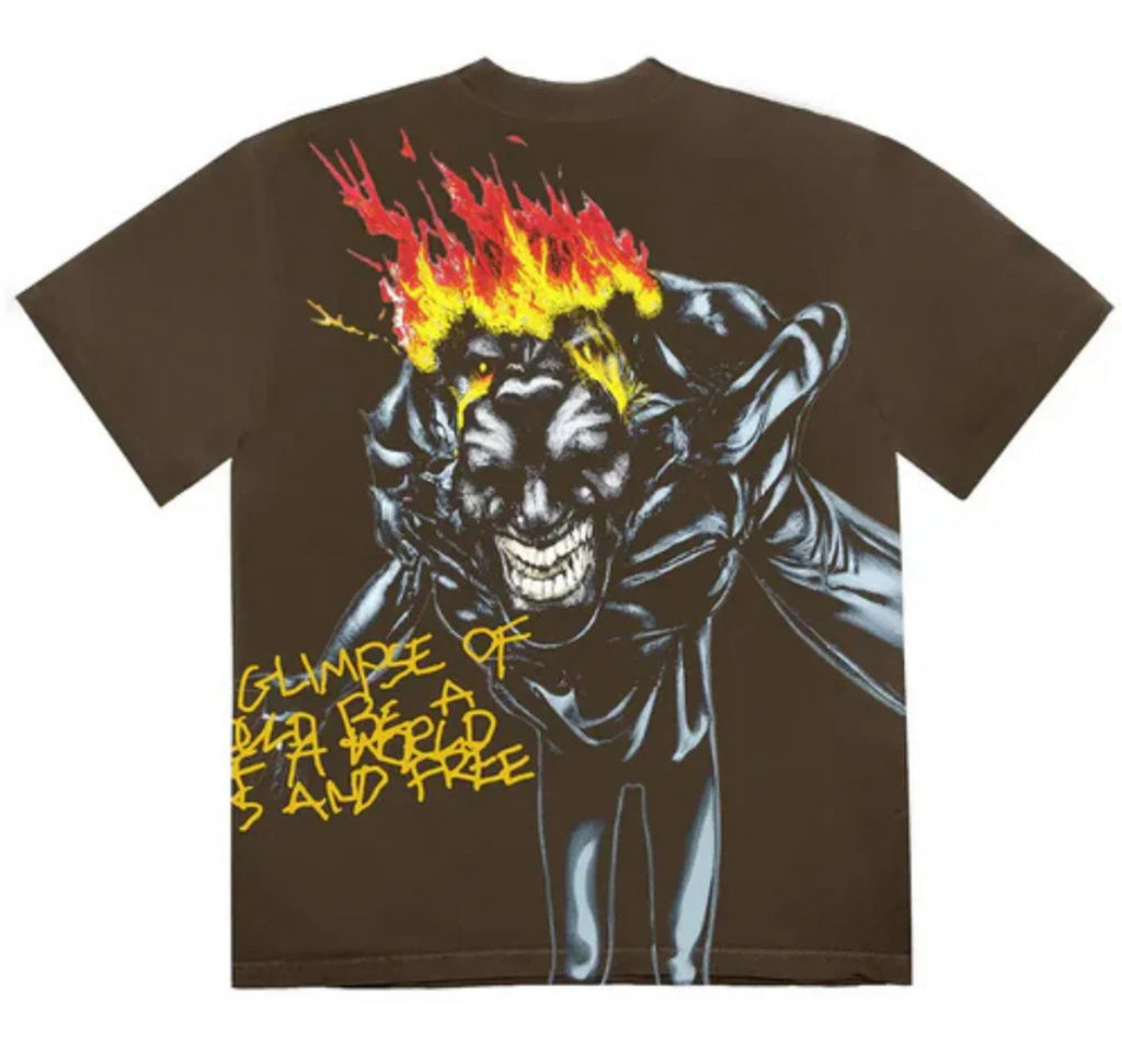 TRAVIS SCOTT UTOPIA TEE BROWN
