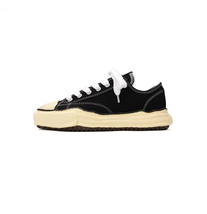 MAISON MIHARA YASUHIRO MENS PETERSON VL OG SOLE CANVAS LOW SHOE - Drip Dawn
