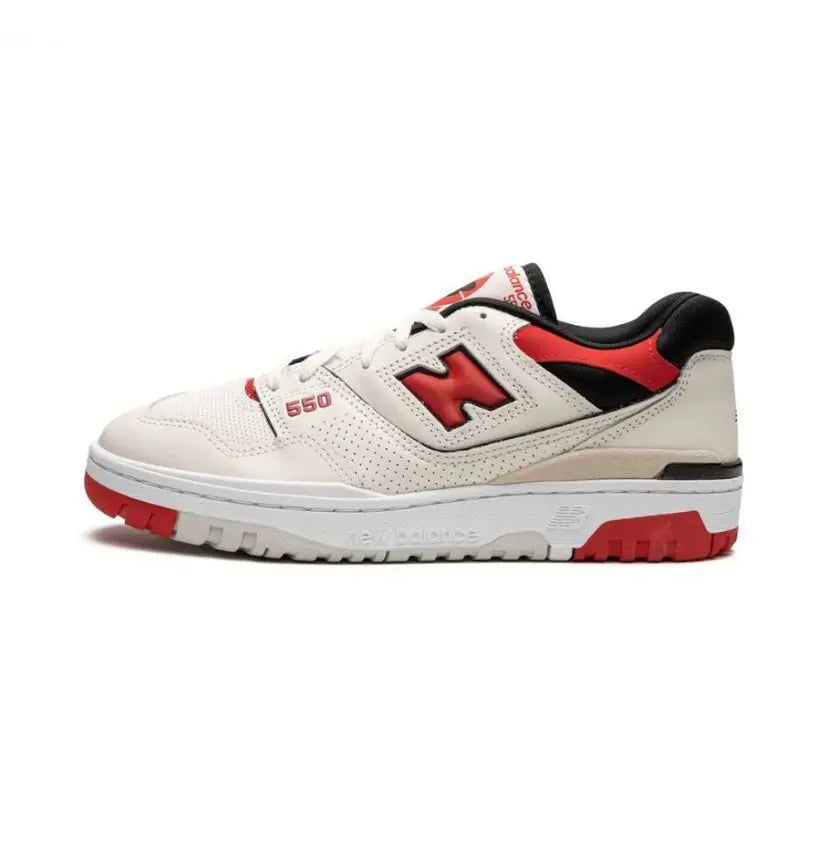 NEW BALANCE 550 SEA SALT TRUE RED - Drip Dawn