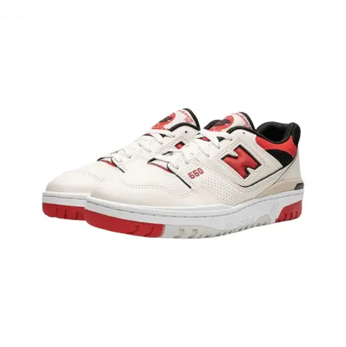 NEW BALANCE 550 SEA SALT TRUE RED - Drip Dawn