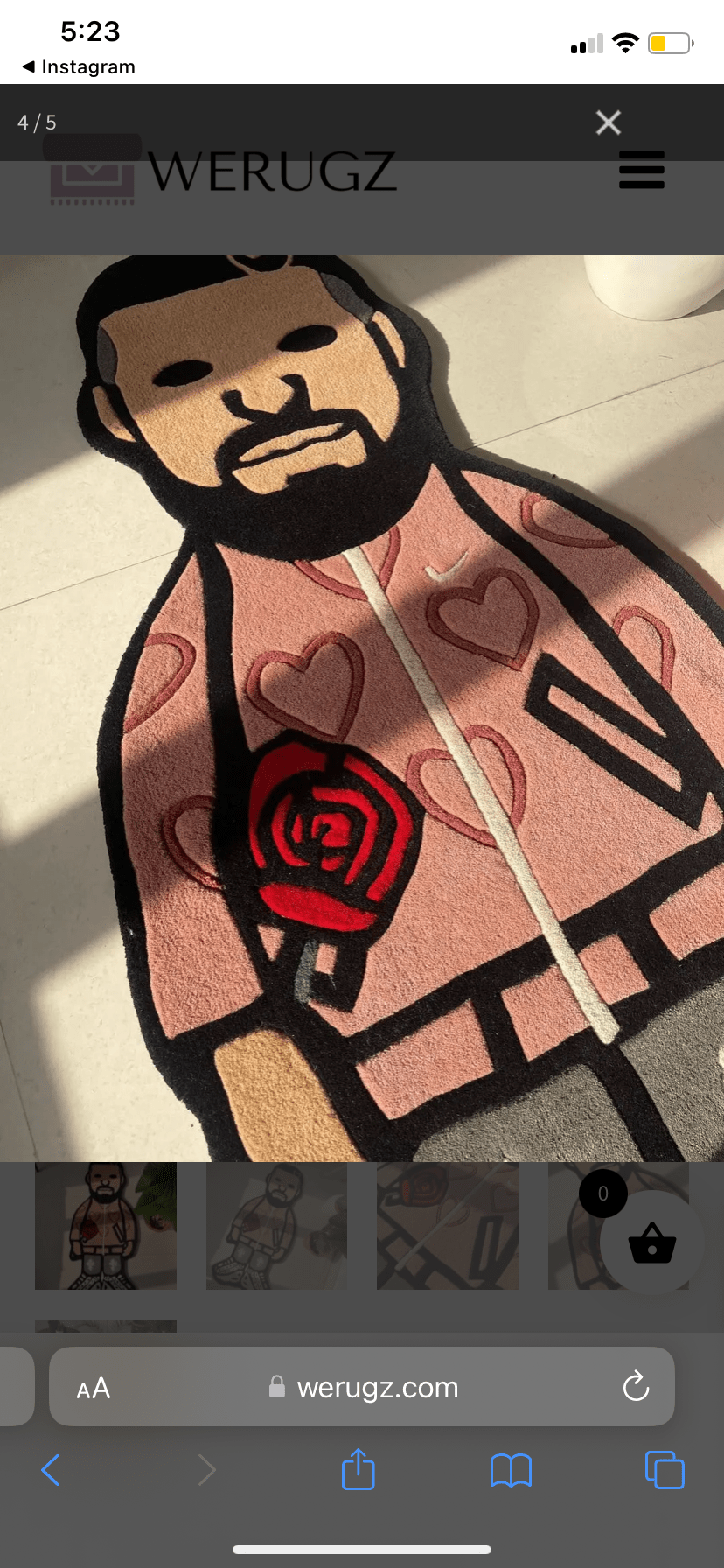 DRAKE RUG - Drip Dawn