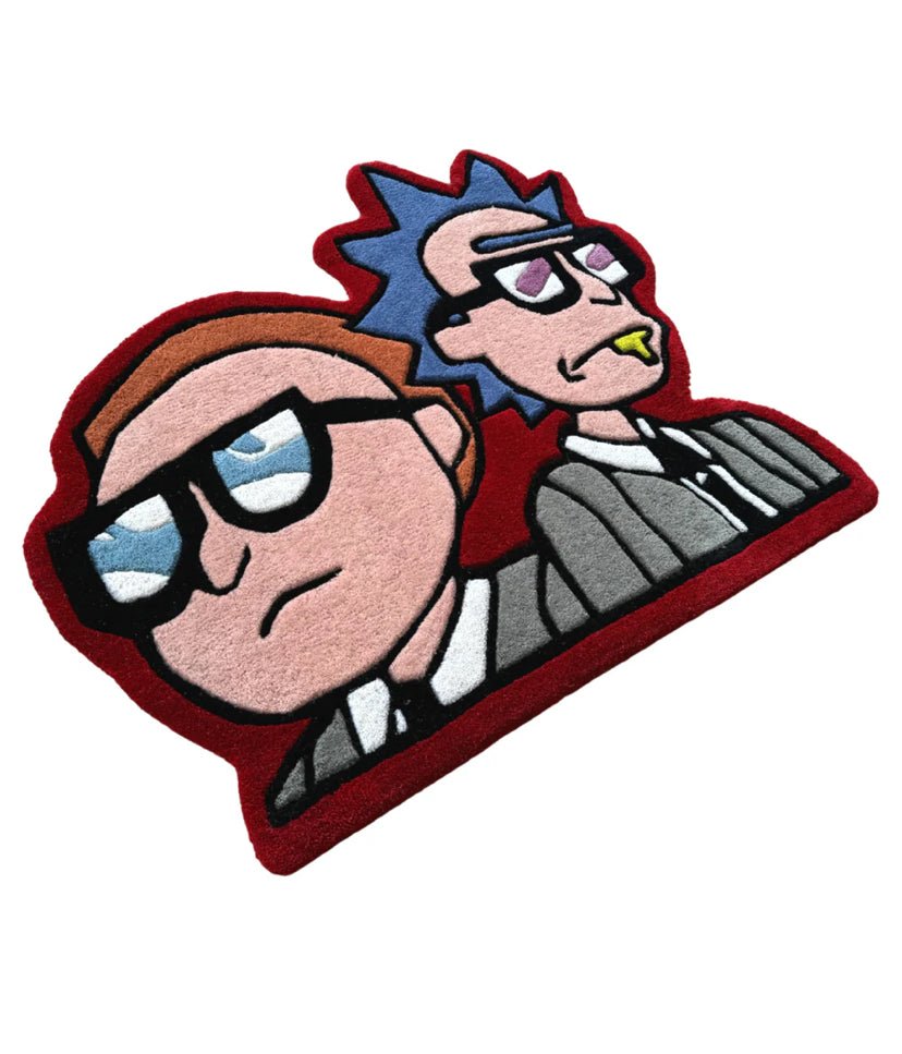 RICK & MORTY RUG - Drip Dawn